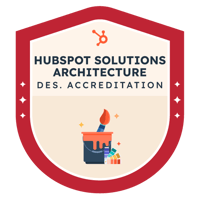Solutions Architecture Design HubSpot Accreditation Badge Solutions Architecture Design HubSpot Accreditation Badge